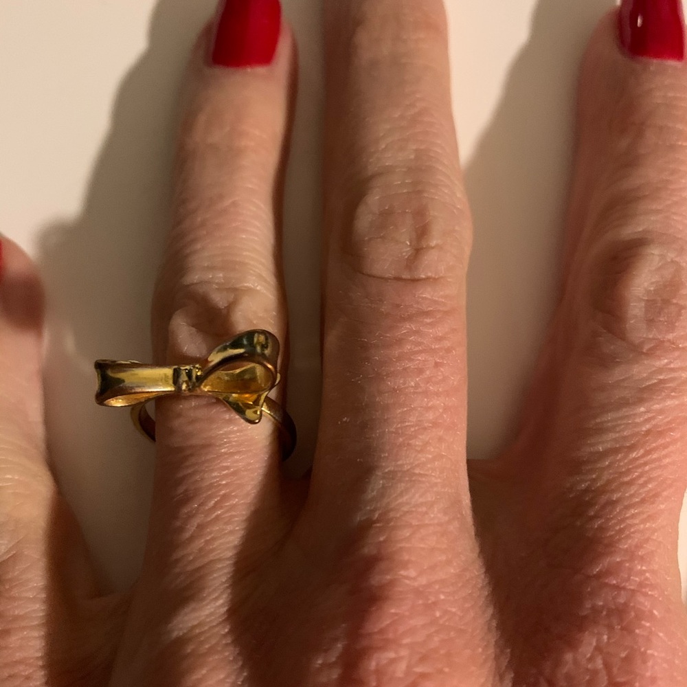 Kate Spade bow ring
